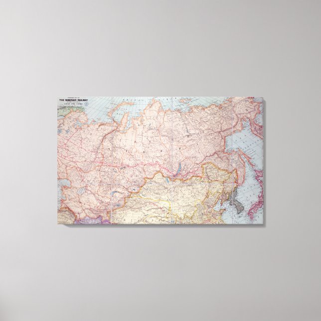 Toile Le chemin de fer sibérien (Recto)