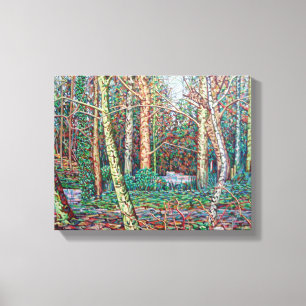 Toile Le chemin de janvier