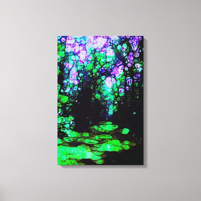 Toile Le Chemin sera révélé par la Lumière de la Lune (Recto)