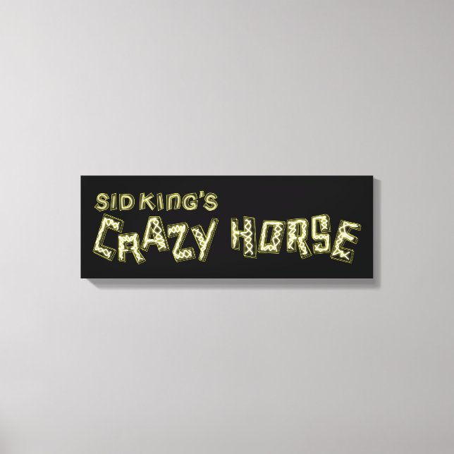 Toile le cheval fou de sid king (Recto)