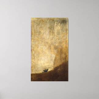 Toile Le chien (Peintures noires) par Francisco Goya 182