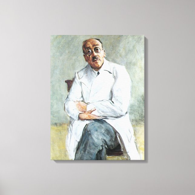 Toile Le chirurgien (par Max Liebermann) (Recto)