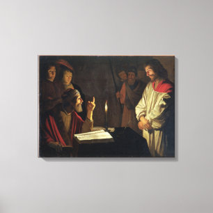Toile Le Christ avant Caiaphas (huile sur la toile)
