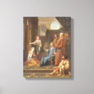 Toile Le Christ dans la Chambre de Martha et de Mary