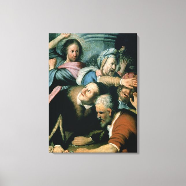 Toile Le Christ qui conduit les Moneychangers (Recto)