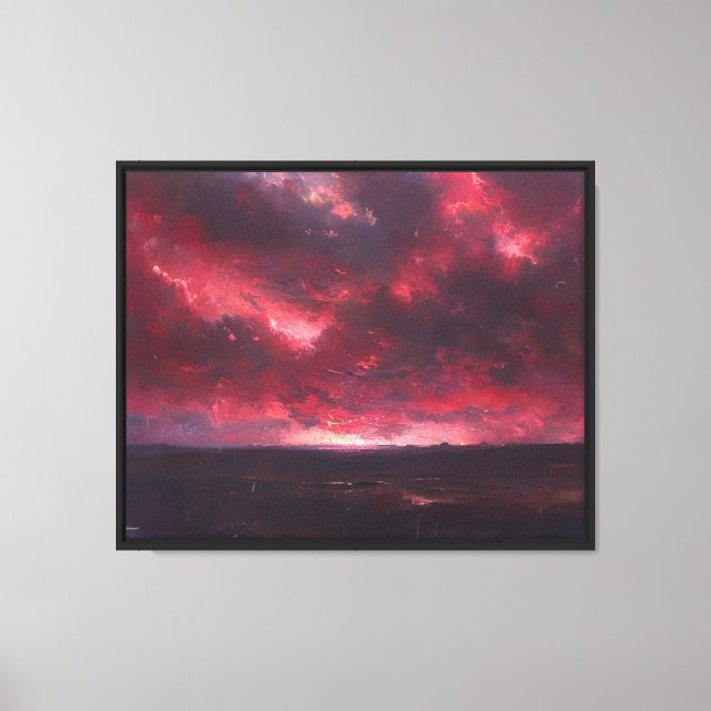 Toile Le ciel brûlant (Recto)