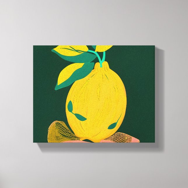 Toile Le citron est sorti de la poche (Recto)