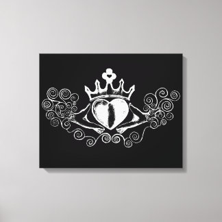 Toile Le Claddagh (blanc)