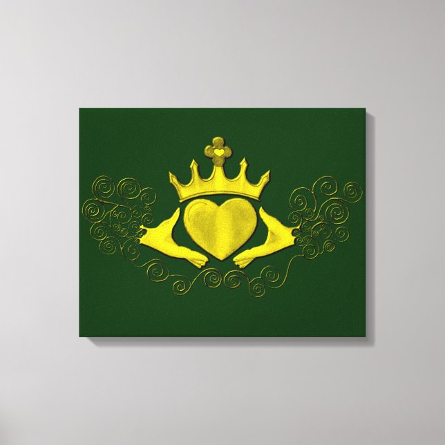 Toile Le Claddagh (Or) (Recto)