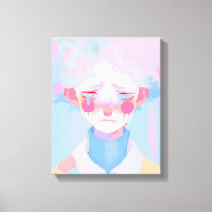 Toile Le Clown en Pleure