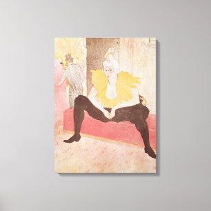 Toile Le Clowness Cha-U-Kao Siège, 1896