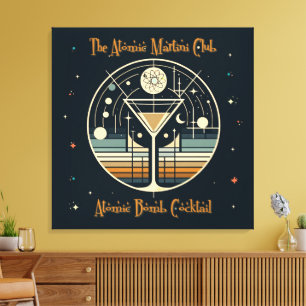 Toile Le cocktail de bombe atomique du Atomic Martini Cl