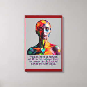 Toile Le coeur de la féminité