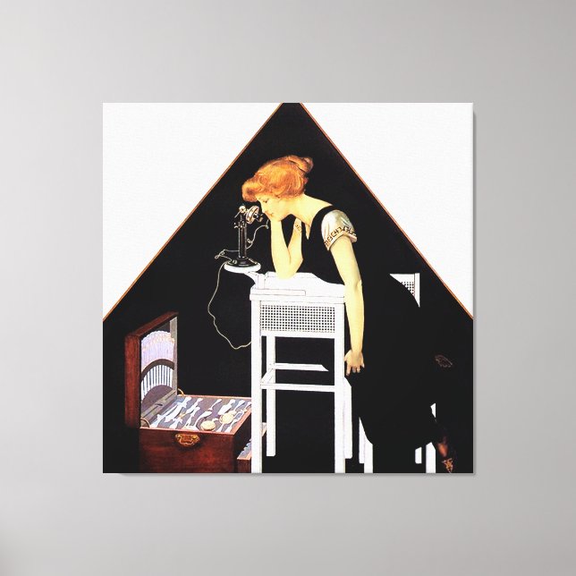 Toile Le coffre d'argent par C Coles Phillips (Recto)