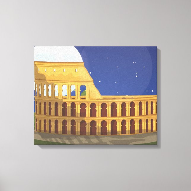 Toile Le Colisée De Rome (Recto)