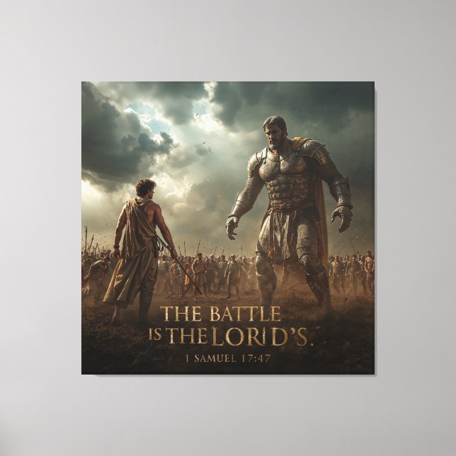 Toile Le combat est l'Éternel (Recto)