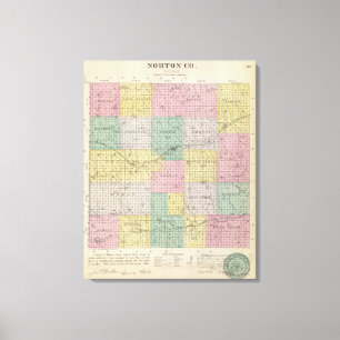 Toile Le comté de Norton, le Kansas