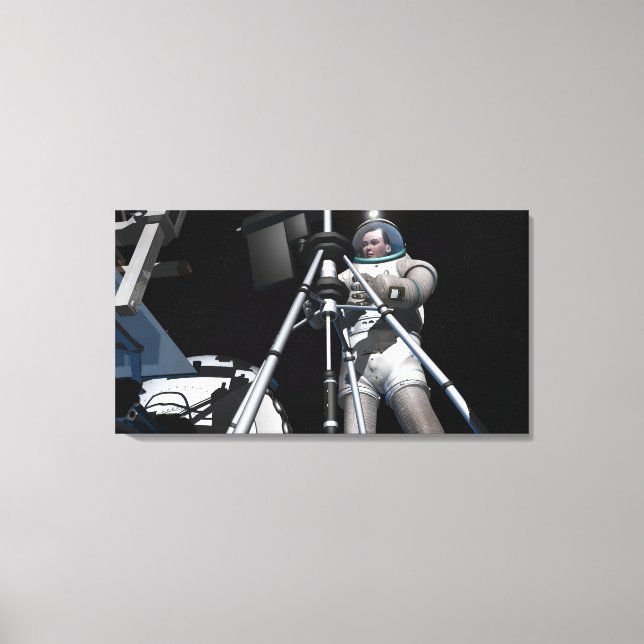 Toile Le concept artistique de l'exploration spatiale fu (Recto)