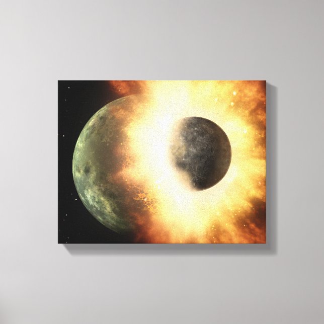 Toile Le concept artistique d'un corps céleste (Recto)