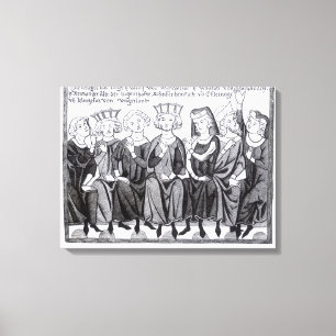 Toile Le congrès poétique et musical