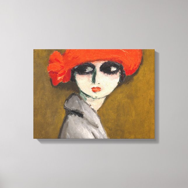 Toile Le Coquelicot ( Corn Poppy ) Par Kees Van Dongen (Recto)