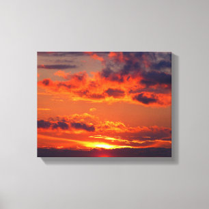 Toile Le coucher de soleil le plus parfait