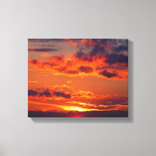 Toile Le coucher de soleil le plus parfait (Recto)