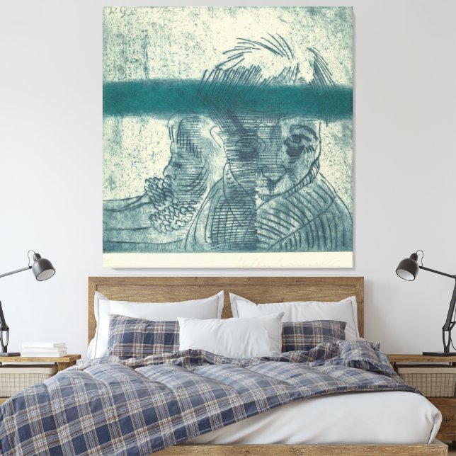 Toile Le Couple (Das Paar) (Insitu(Chambre))
