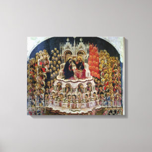 Toile Le couronnement de la Vierge dans le paradis, 1438