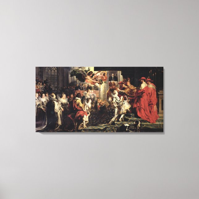 Toile Le couronnement de Marie de Medici à St. (Recto)