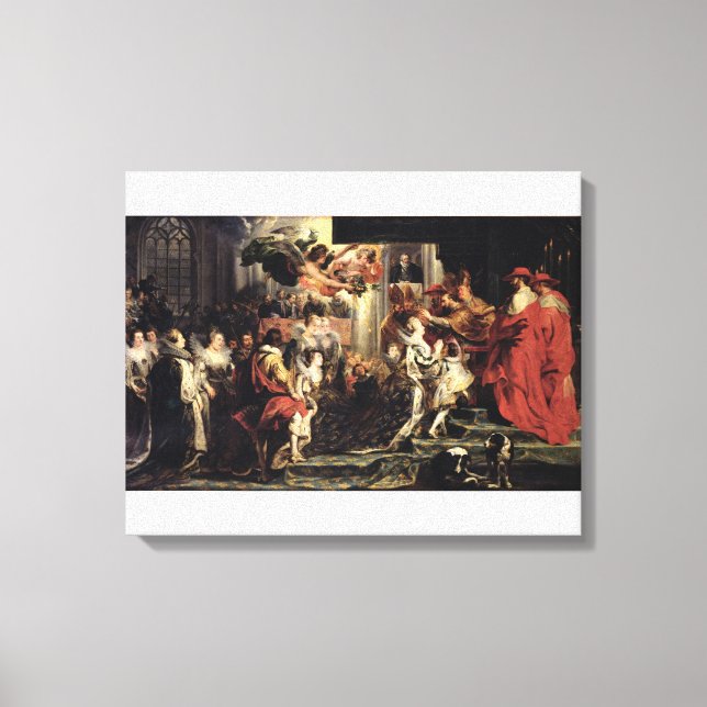 Toile Le couronnement de Marie de Medici à St. (Recto)