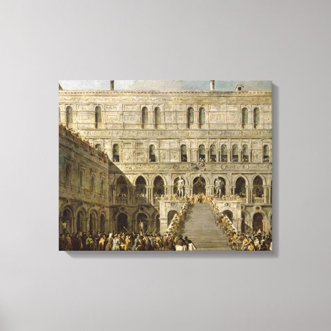 Toile Le couronnement du doge de Venise (Recto)