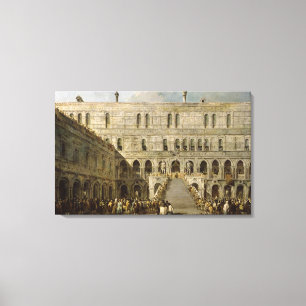 Toile Le couronnement du doge de Venise