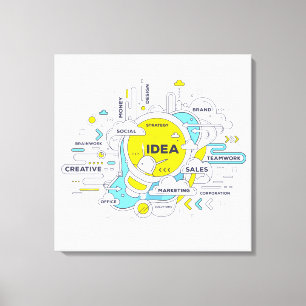 Toile Le Credo de l'Entrepreneur