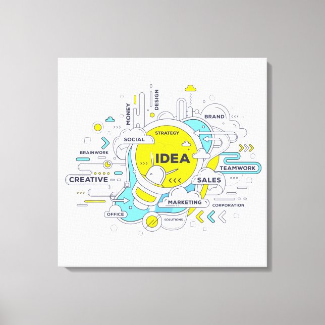 Toile Le Credo de l'Entrepreneur (Recto)