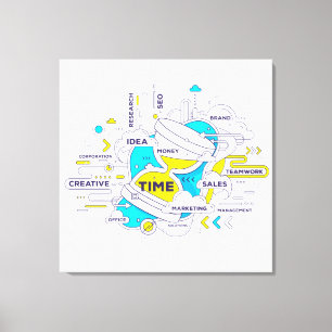Toile Le Credo de l'Entrepreneur