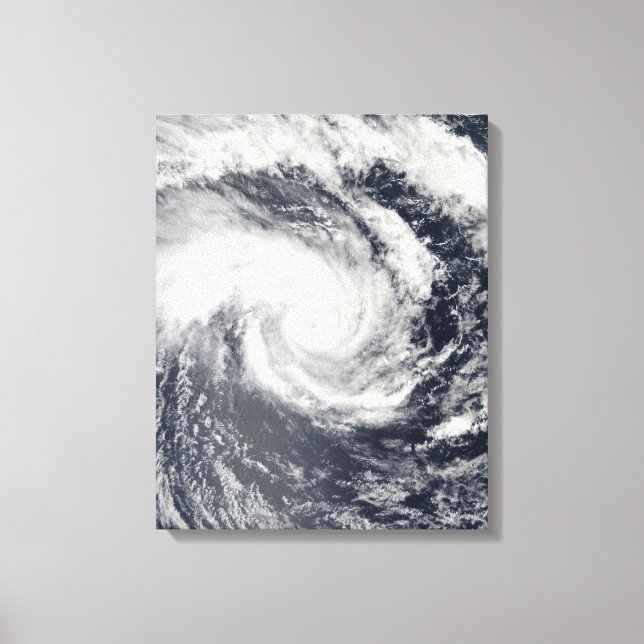 Toile Le cyclone tropical Edzani dans l'Oce du Sud de l' (Recto)