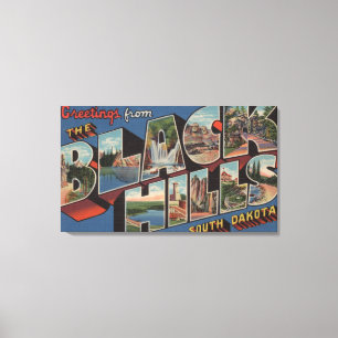 Toile Le Dakota du Sud - Black Hills - grandes scènes d