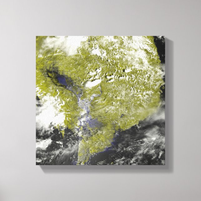 Toile Le delta du Mékong et la Tonle Sap (Recto)
