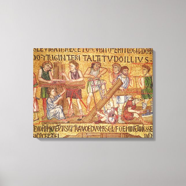 Toile Le déluge, de l'Atrium, détail de (Recto)