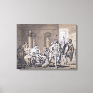 Toile Le départ de Hector, c.1812