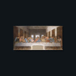 Toile Le Dernier souper<br><div class="desc">La toile brillante de la Dernière Cène Jésus et ses apôtres Zazzle est faite d'un mélange coton-poly sans additif et dispose d'un revêtement spécial à encres qui protège la surface imprimée contre le craquage lorsqu'elle est étirée. Réalisées en tissage serré idéal pour tout œuvres d'art et photographie, le séchage instantané...</div>