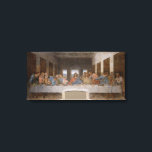 Toile Le Dernier souper<br><div class="desc">La toile brillante de la Dernière Cène Jésus et ses apôtres Zazzle est faite d'un mélange coton-poly sans additif et dispose d'un revêtement spécial à encres qui protège la surface imprimée contre le craquage lorsqu'elle est étirée. Réalisées en tissage serré idéal pour tout œuvres d'art et photographie, le séchage instantané...</div>