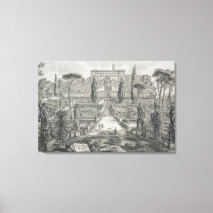Toile Le d'Este de villa chez Tivoli (gravure)