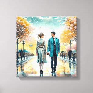 Toile Le destin nous a réunis