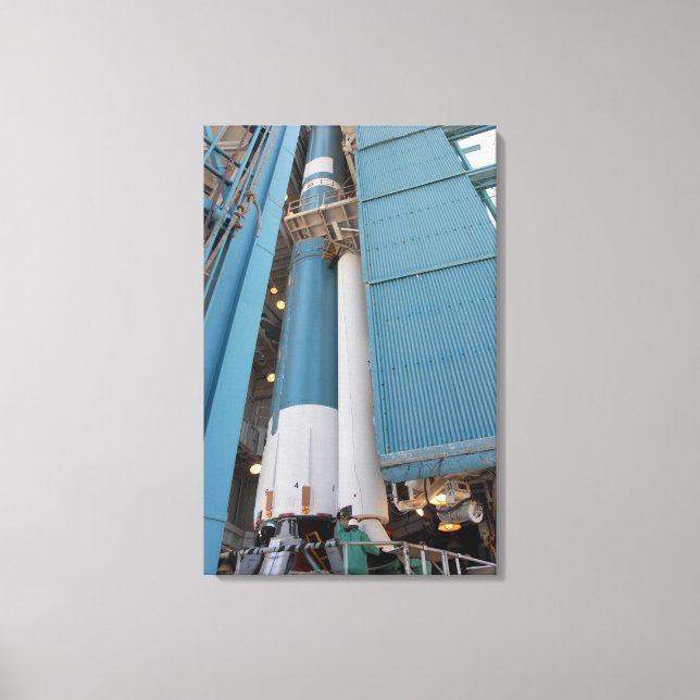 Toile Le deuxième moteur de fusée solide est déplacé dan (Recto)