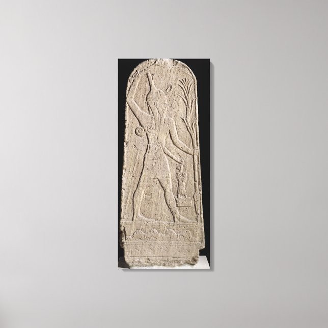 Toile Le dieu de la tempête Baal avec un tonnerre (Recto)