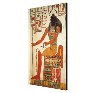 Toile Le dieu, Khepri, de la tombe de Nefertari
