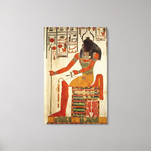 Toile Le dieu Khepri, de la tombe de Nefertari