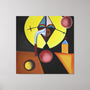 Toile Le docteur de la peste - Peinture à l'huile